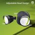 44W 3500LM 2 Heads5000K Philips LED Security Flood Light OutdoorSwitch Controlled Aluminum Security Light, Adjustable