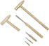ZQTSANKESL 2 anti rust copper hammers and screwdriver hand tools, screwdriver hammers are