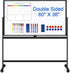 Large Rolling White Boards on Wheels 60 X 36 Inches Magnetic Dry Erase Board with Stand for Office Home