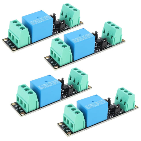 4Pcs 1 Channel DC 3V / 3.3V Relay High Level Driver Module Optocoupler Isolated Control Module