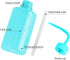 Wash Bottle 2pcs 250ml/8oz Safety Bottles, Economy Plastic Squeeze Washing Cleaning Bottle for Medical
