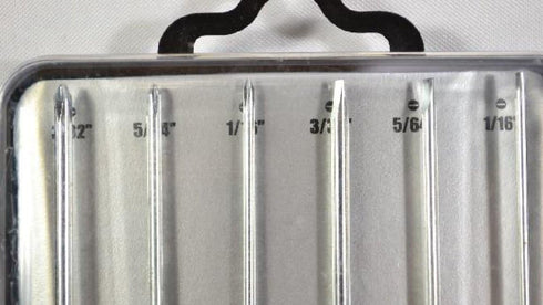 Precision 6-Piece Screwdriver Set, Mini Jewelers Kit with 3 Slotted & 3 Phillips