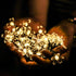 50 ITICdecor Solar Flower String Lights Outdoor Waterproof LED Fairy Light Christmas Decorations for Garden Fence Patio