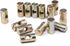 Hilitchi 20-Pcs M6 Pozidriv Slotted Barrel Nuts - Cross Dowels Slotted Nuts for Furniture, M6 x 20mm