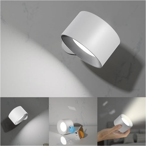 Koopala LED Wall Sconces, Wall Mounted Lamps with Rechargeable Battery Operated Dim