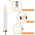 Helunsi 6 Sets E12 Chandelier Socket, Candelabra Socket Replacement, Adjustable Height Chandelier Light Socket