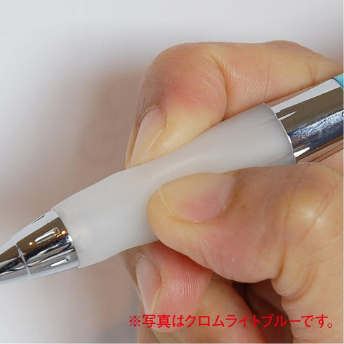Uni Alpha-Gel Shaker Mechanical Pencil with Firm Grip 0.5mm, Chrome Black