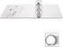 Business Source 09959 View Binder with 2 Inside Pockets, 3-Inch Capacity, White