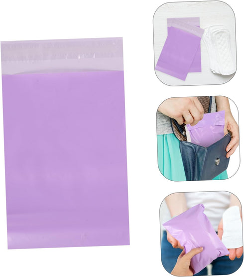 200pcs Beaupretty Menstrual Disposal Pouches Thickened Sanitary Pad Bags for Women Tampon Bags Elegant Design