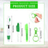 WXJ13 24 Pieces Mini Highlighter Nurse Pen Pack, 6 Tip Highlighter, 6 Retractable Ball Pen, 6 Permanent Marker,