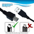 6ft P-208 HQRP Long USB to Mini USB Cable Compatible with Canon imagefor ULA Scan-tini Personal Document Scanner