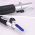 Refractometer for Grape Wine Brewing, Measures Sugar Content, Dual Scale 0-40% Brix & 0-25% vol Alcohol