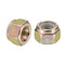 uxcell 25Pcs 1/4"-28 Nylon Insert Hex Lock Nuts, Carbon Steel Self-Locking Stop Nut for Industrial Construction