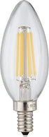 6 Watt E12 LED Filament Candelabra Light Bulb,dimmable (60W Incandescent Replacement) Warm