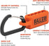 Railer Nut Driver Set, Premium 5-Piece 4 Inch Nutsetter Bit Set with Storage Bit Holder & Carabiner