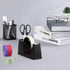 Heat Tape Dispenser - Masking Tape Holder Fits 1" and 3" Core, Desktop Tape Dispenser for Sublimation (Black)