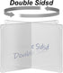 Double Sided White Board Dry Erase, 11" x 14" Mini Hanging Whiteboard for Home School Office