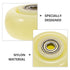 3-inch Didiseaon Heavy Duty Nylon Cart Wheel with Ball Bearing, Wear-Resistant Industrial Silent Caster for Trolleys