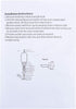 8 Inch 3 Canomo Table Lamp Kit Lamp Rewiring Kit with Harp, Lamp Pipe, Way Socket and All Parts Needed and Instructions
