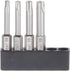 Y4-Y8 Tri-point Screwdriver Bit Set, 1/4" Hex Shank, 2" Length Magnetic Y Type Power Tool