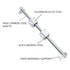 Linear Rail OD 8mm, 200mm 2PCS Optical Axis Linear Rail Shaft Rod with 4PCS Guide Support and 4PCS SC8UU Bearings