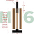 LXVPKH Table,M6 Aluminum Alloy Adjustable Furniture Leg Pieces,Round Wardrobe Leg,Replacement Furniture Feet,Metal