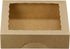 ONE MORE 10inch Natural Kraft Bakery Pie Boxes with PVC Windows, Large Cookie Box 10x10x2.5inch, 12 Pack (Brown)