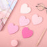 MSHUNKEJI 300 3x3 Pcs Index Card Heart Shaped Note Cards Blank Index Cards Pink Note Cards Colors Study Cards Blank