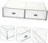 Small Plastic Storage Bin with Drawers, Stackable Organizer for Desk Accessories, Stationery, Office Supplies