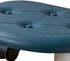 Luqeeg Round Low Rolling Stool, Universal Wheel Movable Mini Stool, Low Roller Seat Wheel Stool Chair Leather Little