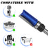 BENESOON 4PCS Set 1/4 Inch 1/2", 3/4", 1", 1-1/2" 1/2" Trimming Pattern Template Router Bit Shank, Cutting Depth, Dia