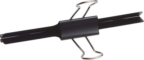 Lion Extra Large Binder Clips, Black, 110-Sheet Capacity
