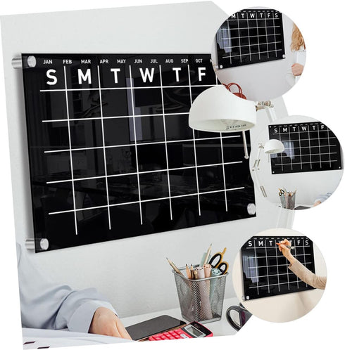 STOBOK 1 Set Erasable Message Board Wall Sticker Decor Office Decor Wall Mounted Erasable Board Chore Chart Memo Boards Calendar Whiteboard Memo Board for Office Weekly Plan Note Board Rv by STOBOK