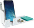 Bostitch Office Konnect Charging Station Desk Organizer Base, USB Phone Stand for Cell Phones & Tablets (White)
