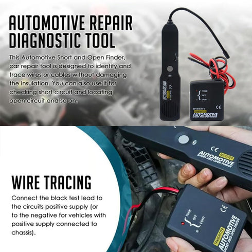 Em415 42v Cable Tracker Electrical, Automotive Electrical Open&Short Finder Circuit Tester Tone Generator Cable Wire