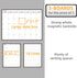 JJPRO Magnetic Monthly Calendar Whiteboard Set for Fridge, Meal Planner Board with Bonus Grocery & Weekly Menu Board