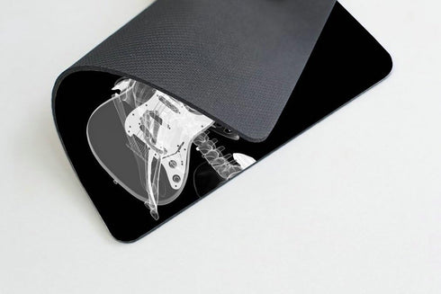 Gaming Mouse Pad, Custom Design Abstract x-ray Skull Skeleton Playing Guitar, 9.5 X 7.9 Inch