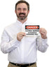 SmartSign-U9-1488-ND "Danger - Electrical Equipment, Authorized Personnel Only" Label | Laminated Vinyl 5" x 7"