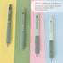 BAYTORY 8 Pcs Retractable Erasable Gel Pens, 4 Blue & 4 Black Ink 0.5mm Fine Point with Cute Eraser