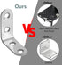 24 90 96 1.57 Inch Pcs L Bracket Stainless Steel Corner Brace, Degree Right Angle Shelf Brackets with Pcs Screws, L