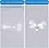 10Pcs 90 INCREWAY L-Shape Brackets Transparent Clear Acrylic Corner Bracket Degree Support Shelf Corner Brace Right