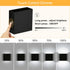 Set 2, LG9939112 Indoor Wall Sconces Battery Operated of Rechargeable Wall Lights Black Touch Control, Modern Up Down