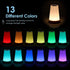 2 Pack Light,13 5 LED Night RGB Colors & Brightness, USB Rechargeable Touch Lamp, Portable Lamp for Baby, Bedroom