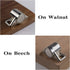 ZFBB 4 Pack Magnetic Cabinet Door Catch with Magnets for Kitchen Closet Door Closing (Silver)