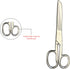 XPRS Medical 7", 1 USA Gauze Scissors, Large Finger Ring, OR Grade