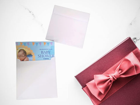 WINPAQ 6 x 6 Square Envelope | 70lb White, Peel and Seal | 100 counts/Pack for Invitation, Photo & Birthday Card