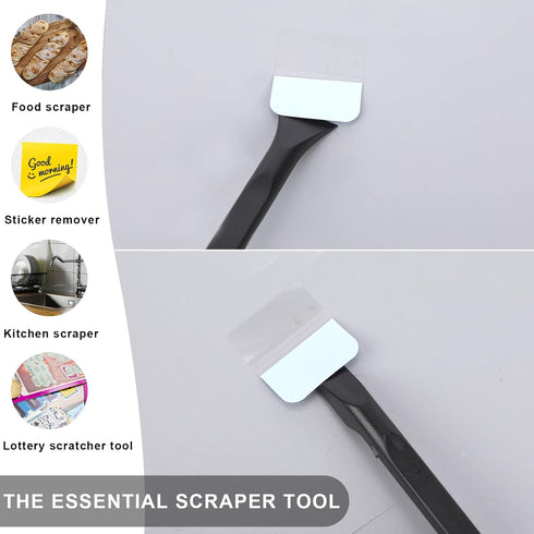 Crevice Cleaning Tool, 9 PCS Carbon Fiber Plastic Scraper Set for Car Detailing, Non-scratch Multi-purpose Tool