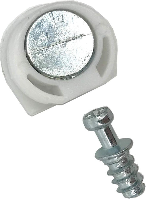 XMHF 30 Pieces White Shelf Support Holder Pin Peg with Screws