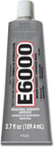 Eclectic Products 230021 2 Pack 3.7 oz. E-6000 Medium Viscosity Multi-Purpose Adhesive Uncarded, Clear by E6000