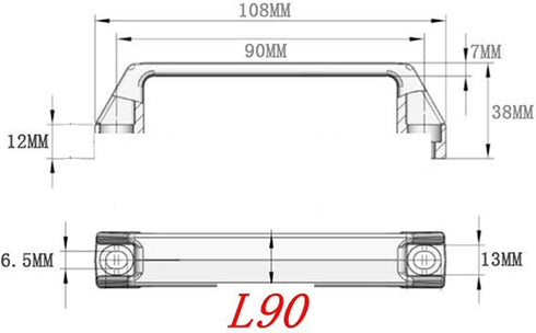 2 Sets 2020 Aluminum Extrusion Profile Slot 6mm Door Handle and Frame Hinges Install Kit, 4pcs Black Zinc Alloy
